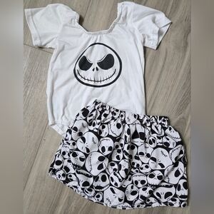 Jack Skeleton Baby Girl Outfit